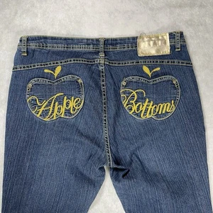 Apple Bottom Jeans Women's 16 Tapered Leg Golden Apple Distressed Destroyed Y2K - Picture 1 of 17