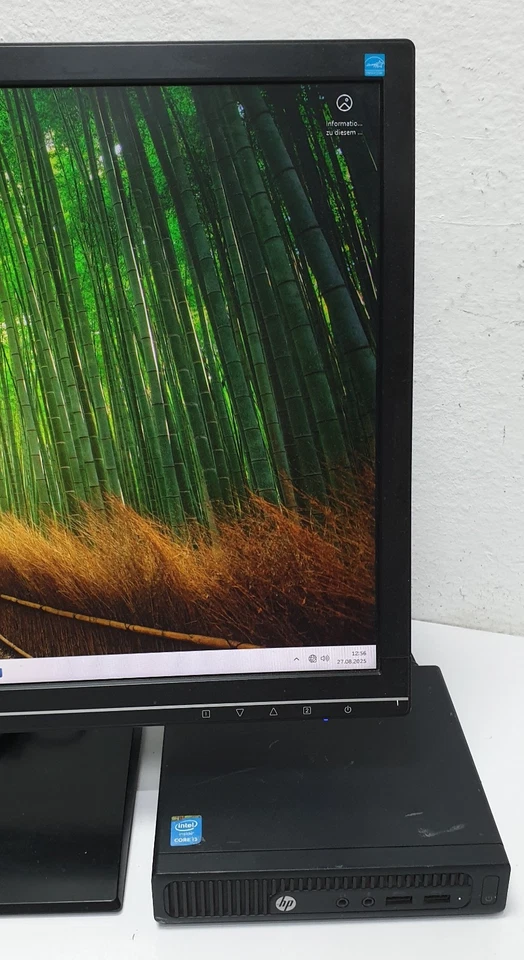 HP 260 G1 Mini PC 8GB 256GB i3-4030U 1,9 GHz Computer Windows 11 VGA DP - Bild 1 von 4