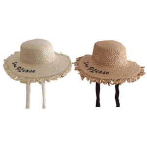 Summer Straw Hat for Girl Sun Hat Toddlers Beach Hat Breathable Caps - Picture 1 of 10