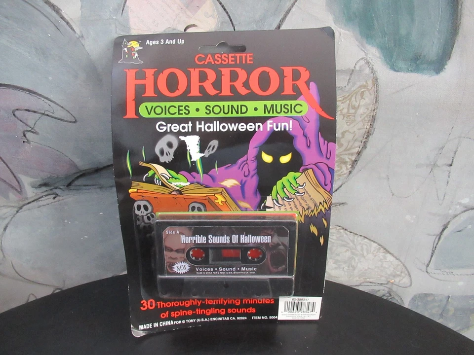 RARE Vintage HALLOWEEN Chamber of Horrors Cassette Tape Voices Sound Music - Image 1 of 4