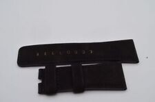 Camille Fournet Leather Bracelet 28MM Bracelet For Buckle Clasp 24MM New Black