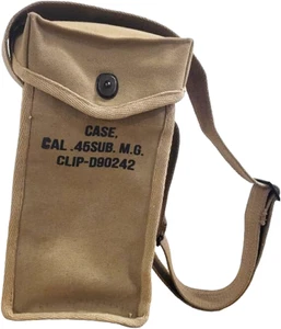 Thompson  Reproduction U.S. WWII Grease Gun orCarry Case Pouch - Picture 1 of 6
