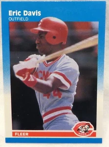 Eric Davis 1987 Fleer Classic Miniatures Minis #26 - Picture 1 of 1
