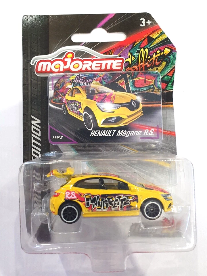 MINIATURE MAJORETTE LIMITED EDITION 1/64 RENAULT MEGANE RS EDITION GRAFFITI - Photo 1/1