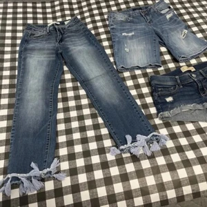 Damengröße 1 2 3 Jeans Shorts American Eagle Luck Jessica Simpson Holister gebraucht - Bild 1 von 11