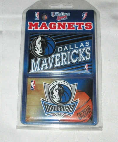 DALLAS MAVERICKS 2-PACK MAGNET SET #16 - NEW Cover