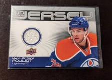 2010-11 Series 1 UD Game Jersey Marc-Antoine Pouliot Edmonton Oilers