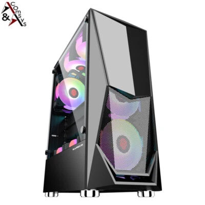 Gaming Midi Tower PC ATX Micro-ATX Mini-ITX Case Gamer Case USB 3.0 IMBALLO ORIGINALE #W - Immagine 1 di 4