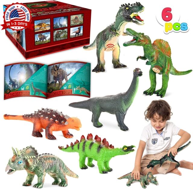 Las mejores ofertas en Dinosaurios juguetes del bebé Multicolor