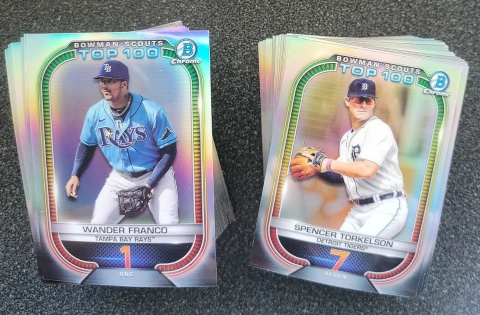 2021 BOWMAN CHROME SCOUTS TOP 100 REFRACTOR INSERTS - SINGLES, YOU PICK #BTP-XX - Image 1 of 1