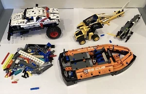 Lego Technic paquete de repuestos Monster Mutt bote de rescate helicóptero INCOMPLETO - Imagen 1 de 4