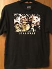 Star Wars - Black Shirt. XL. (Han Solo, Princess Leia &amp; Chewbacca In Front).