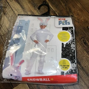 Disguise Secret Life of Pets Snowball Classic Costume X-Small 3T-4T New - Picture 1 of 9