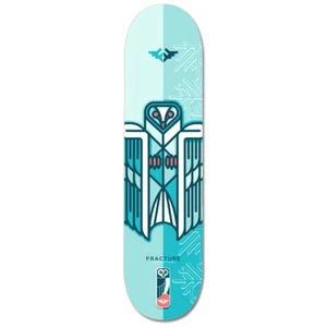 Fracture x Jono Wood Skateboard Deck Turquoise 8" - Bild 1 von 1