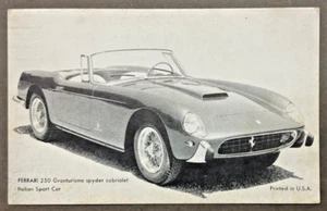 Carta Arcade Auto Sportiva Ferrati 250 Grandturisimo Spyder Cabriolet SPEDIZIONE GRATUITA - Foto 1 di 2