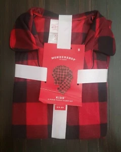 Kids' Size 5 Pajamas 2pc Set Buffalo Check Family Sleep Set Wondershop At Target - Picture 1 of 4