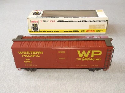 Atlas O 61051 Western Pacific 40' Insulated Plugdoor Reefer 2-Rail 6142 ~ TS - Image 1 of 4