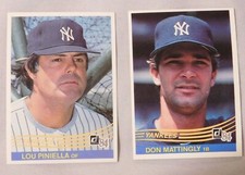 1984 Donruss New York Yankees Baseball Card Pick one