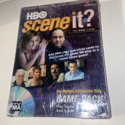 HBO Scene It  DVD Trivia Game Pack  Sopranos TVMA  New Sealed Cards! Open Box - Image 1 of 2