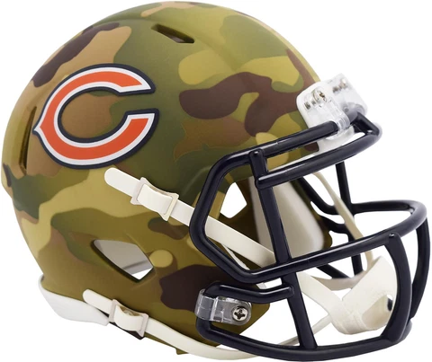 Riddell Bears Camo Alternate Revolution Speed Mini Football Helmet Cover
