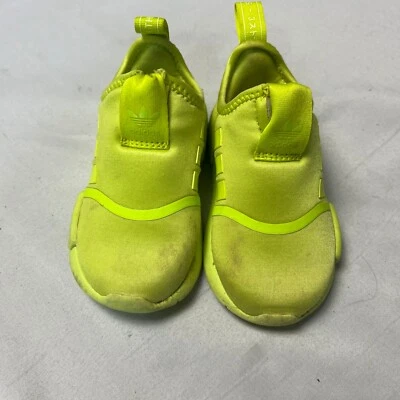 Adidas NMD 360 Slip On Neon Yellow Sneakers Toddler Shoes Size 6K - Image 1 of 4