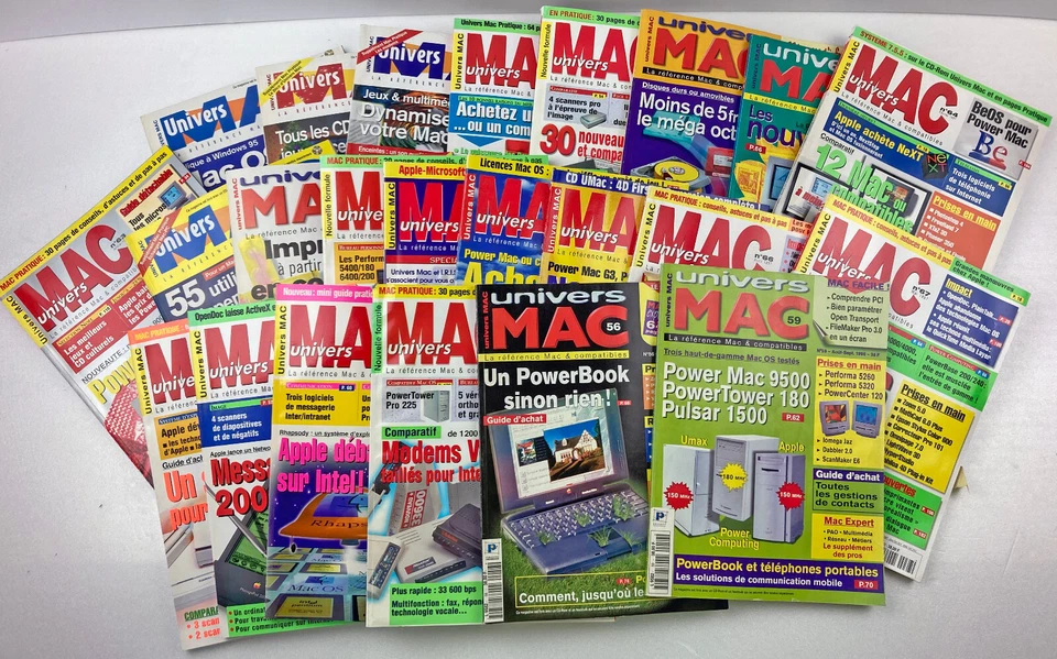 Magazines Apple Macintosh - Numéros 51 à 73 du magazine Univers Mac (1995-1997) - Photo 1/1