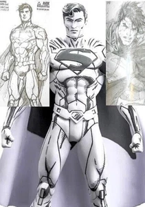 DC Direct SUPERMAN 2016 Blueline Edition SUPERMAN Jim Lee Kunst Sammlerstücke blau - Bild 1 von 10