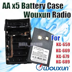 Original Wouxun AA Batería Estuche para KG-UVD1P KGUVD1P - Imagen 1 de 1