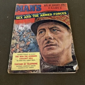 Mans Magazine April 1960 Sex And Armed Forces Herb Flatow Pictures Of Hot Girls - Picture 1 of 9