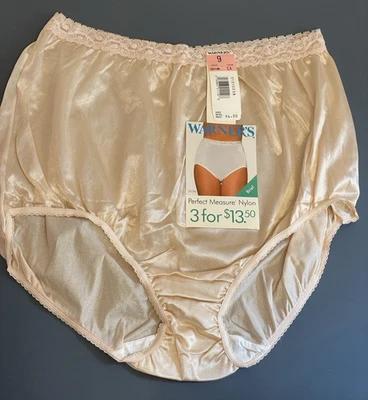 Bragas calzoncillos Warner's Perfect Measure vintage talla 9/XXL beige 55196 nuevos Foto 1 de 4