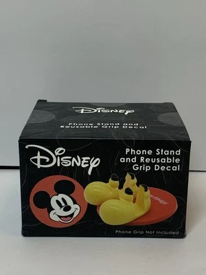Soporte para teléfono Disney Mickey Mouse pies (universal) y calcomanía de agarre reutilizable, NUEVO Foto 1 de 4
