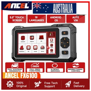 ANCEL FX6100 OBD2 Scanner All System Bidirectional Tool 15 Reset DPF EPB SAS - Picture 1 of 17