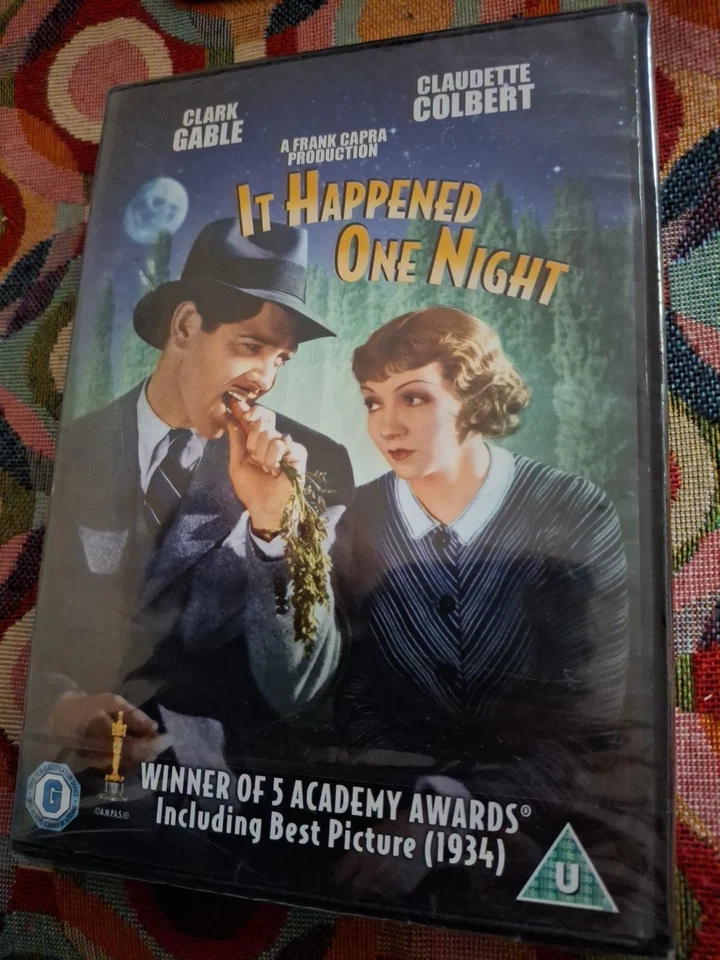 It Happened One Night DVD (2015) Clark Gable, Capra (DIR) cert U ***NEW*** - Image 1 of 1