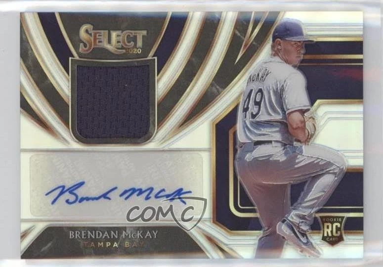 2020 Panini Select Rookie Jersey Holo Prizm /99 Brendan McKay #RJA-BM Auto RC - Image 1 of 1