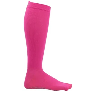 ASICS Studio NoSlip Compression Knee High Socks Womens Pink Athletic ZK2426-0286 - Picture 1 of 4