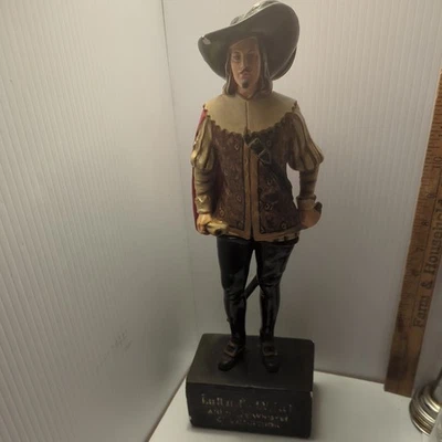 Estátua de giz vintage de uísque Lord Calvert dos anos 50/60 - Imagem 1 de 4