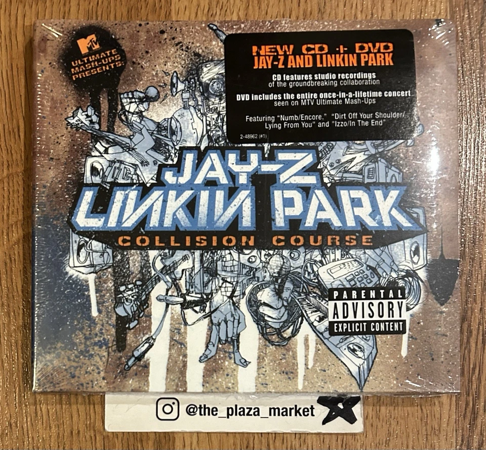 Sealed JAY-Z & LINKIN PARK:  Collision Course CD & DVD Set NEW - Image 1 of 2