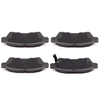 Pastillas de freno traseras de cerámica con hardware para Nissan Frontier Xterra Equator 2005-2018 Foto 1 de 4