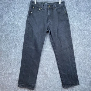 Vintage Kno Betta Jeans Mens 32 x 30 Black Classic Straight KBJ Y2K - Picture 1 of 8