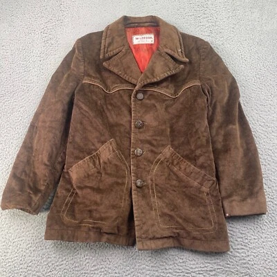 McGregor Jacket Mens 40 Brown Corduroy Button Up Pockets Lined Made USA* - Image 1 of 4