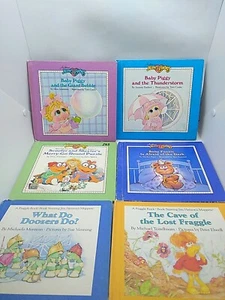 Vtg Lot 4 muppet babies 2 Fraggle Rock Books Jim Henson Muppets HC weekly reader - Imagen 1 de 17