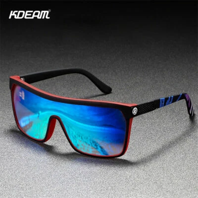 KDEAM Polarisierte Sport Sonnenbrille Herren Frauen Fischen Fahren Brillen UV400