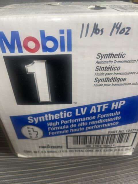 Mobil 1 Synthetic Automatic Transmission Fluid 1 Quart 124715