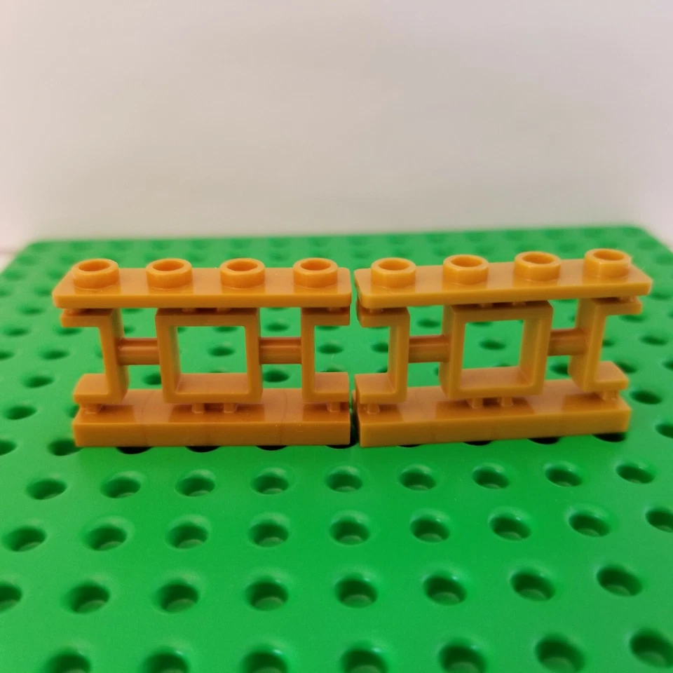 LEGO Gold Asian Fence Room Divider Yard Minifigure Gear Detail Garden Decor - Image 1 of 1