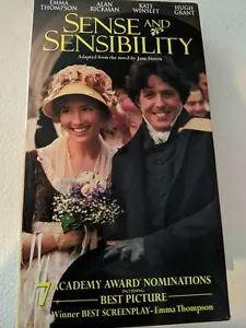 Sinn und Sinnlichkeit mit Emma Thompson, Hugh Grant, Winslet (VHS, 1996) - Bild 1 von 2