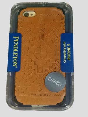 Funda de Teléfono Pendleton iPhone 5 ESTILO OCCIDENTAL CEREZA RARA NUEVA EN CAJA Foto 1 de 4