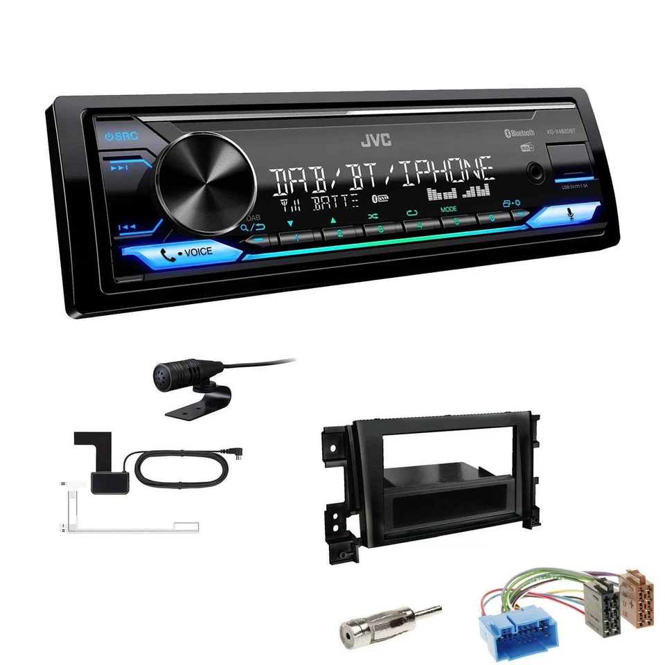 JVC Digital 1-DIN Autoradio DAB+ Bluetooth für Suzuki Ignis 2000-2003 - Bild 1 von 4
