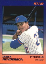 1989 Pittsfield Mets Star #8 Derek Henderson