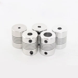 Conector acoplador motor paso a paso de junta de acoplamiento de eje flexible 3-10 mm todos los tamaños - Imagen 1 de 3