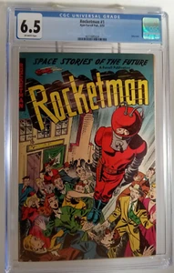 Rocketman #1 1952 - CGC 6.5 Only Issue - AJAX-FARRELL PUBLICATIONS - Picture 1 of 16